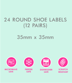 Monogram Shoe Labels